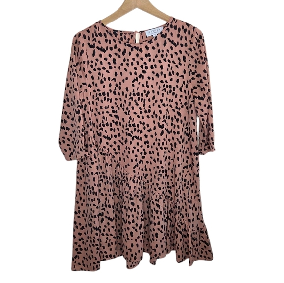 Hayden Los Angeles | Asymmetrical Dotted Swing Dress Size Small - Picture 1 of 8
